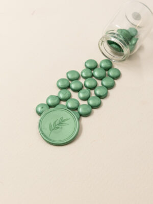 Κερί Βουλοκέρι σε χάντρες Pearl Green (32 κομματάκια) Βουλοκέρι σε χάντρες σφραγιδα
